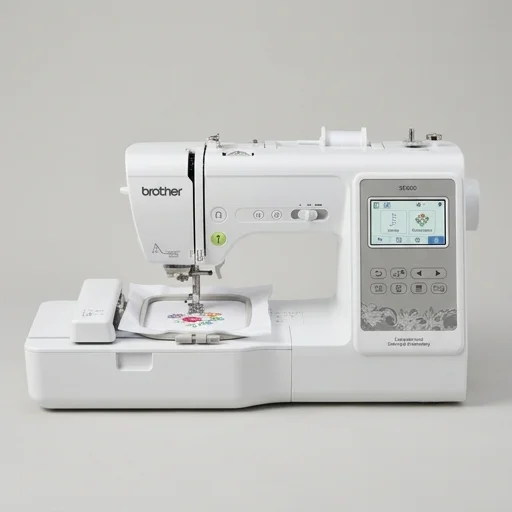 Brother SE600 Computerized Sewing and Embroidery Machine